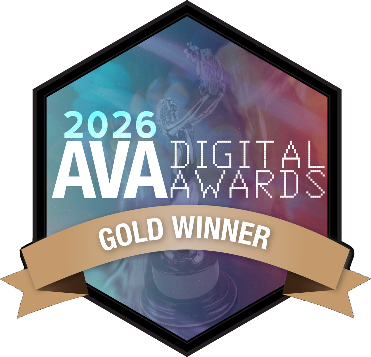 Gold AVA Digital Award badge